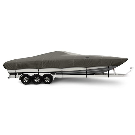 Eevelle Windstorm Boat Cover PERFORMANCE BOAT Inboard 39' 6in. L 120in. W Charcoal WSPERF39120-CHL